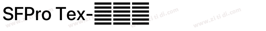 SFPro Tex字体转换